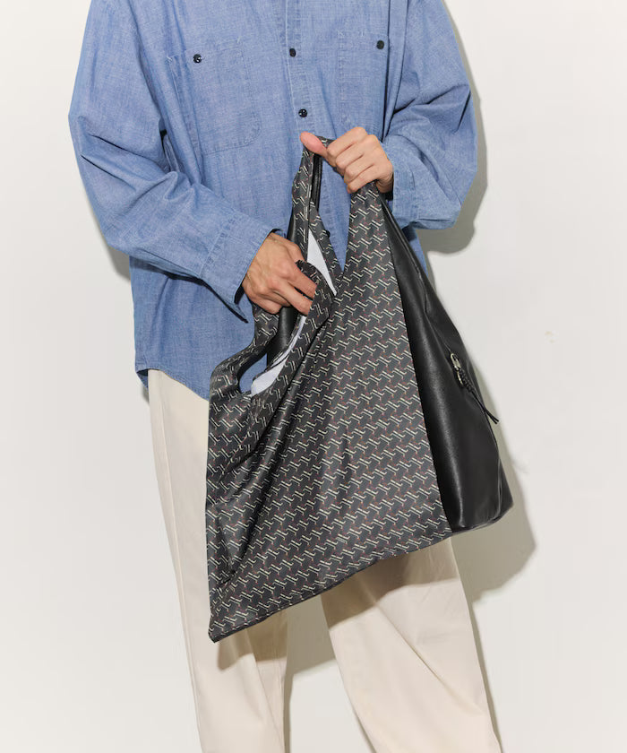 All-over Monogram Print Market Bag Medium Size