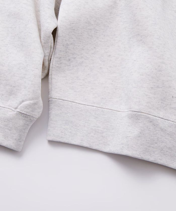 Big Silhouette Henley Neck Sweat Pullover [Limited Edition]