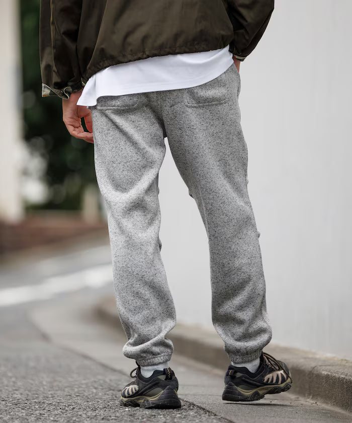 Relaxed Fit Knit Fleece Easy Jogger Pants