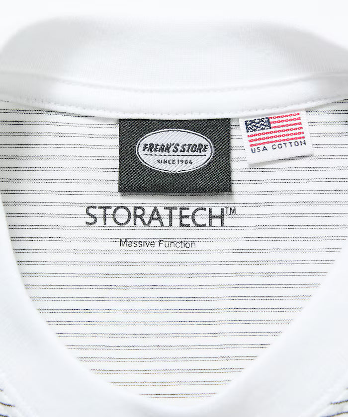 STORATECH/Wide Silhouette Crew Neck T-Shirt/Antibacterial/Odor Resistant/Antimicrobial/UV Cut/Contact Cooling/Water Absorbent and Quick Drying 【Limited Edition】