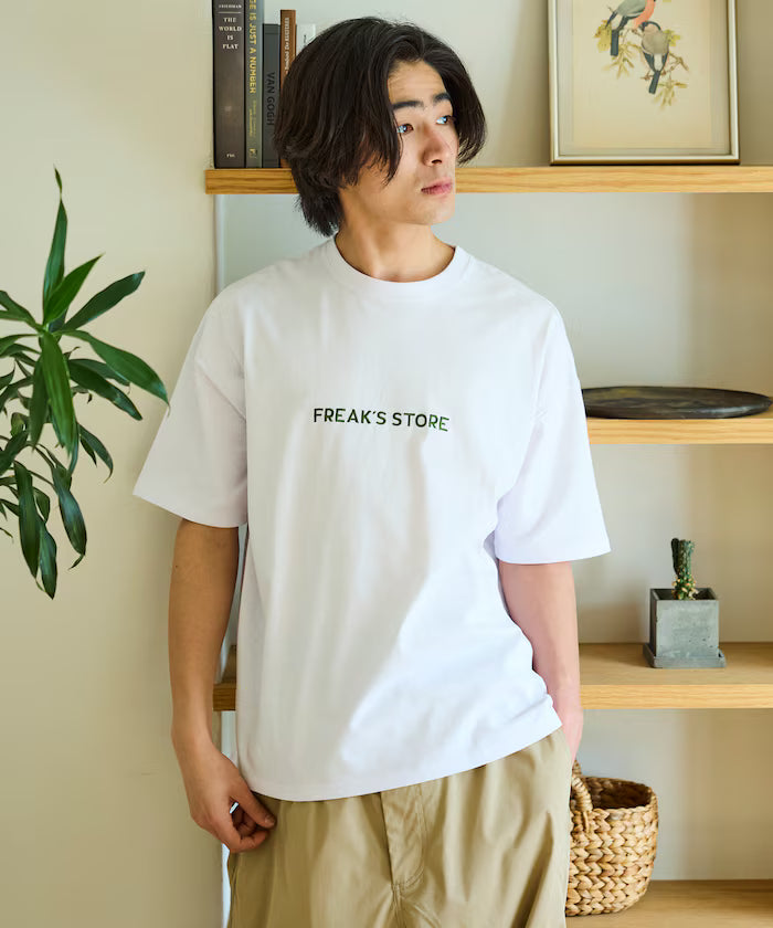 Relaxed Fit Embroidered Logo Crew Neck T-Shirt 【Limited Edition】