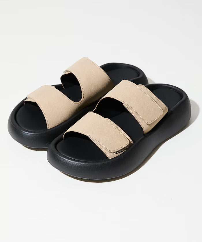 Limited Edition Volume Sole Double Belt Sports Sandal Platform Sole