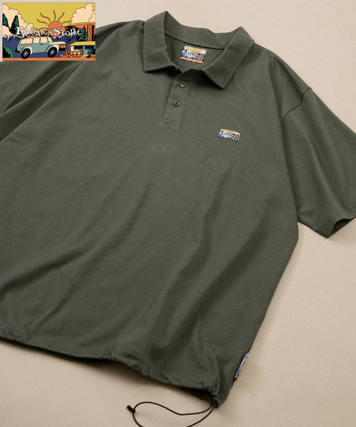 FREAK'S STORE for BEACH & FES Relax Fit One Point Logo Spindle Polo Shirt