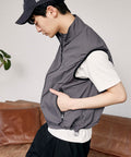 LOVE POP STUDIO Nylon Vest <Compatible with Setup> Limited Edition - Gray