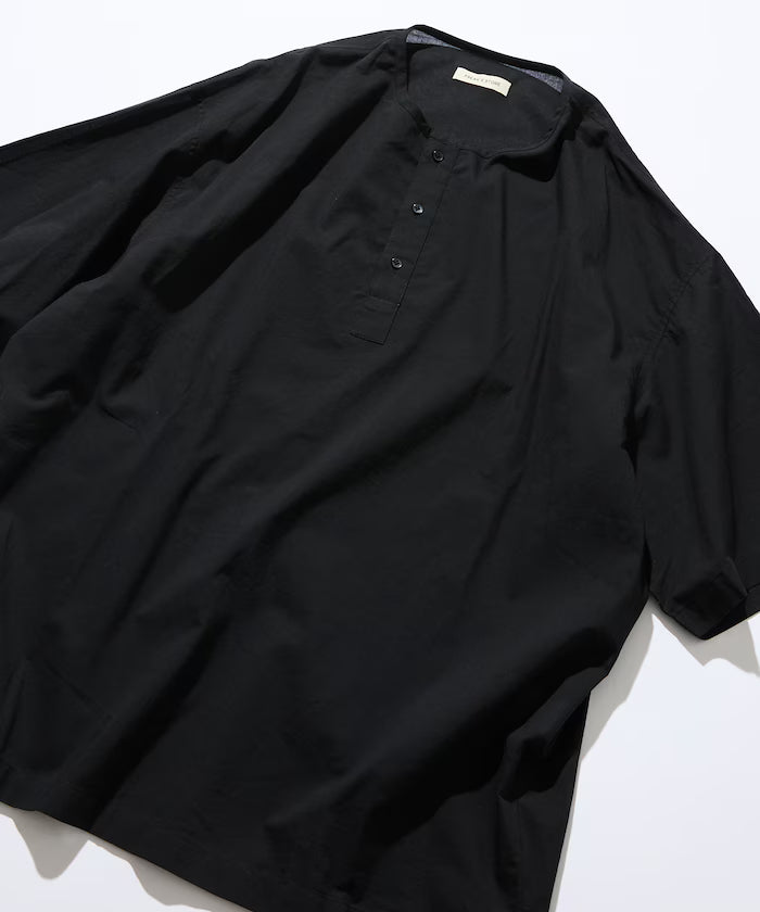 Relax Fit Relaxed Fit Henley Neck Pullover Shirt [Limited Edition]