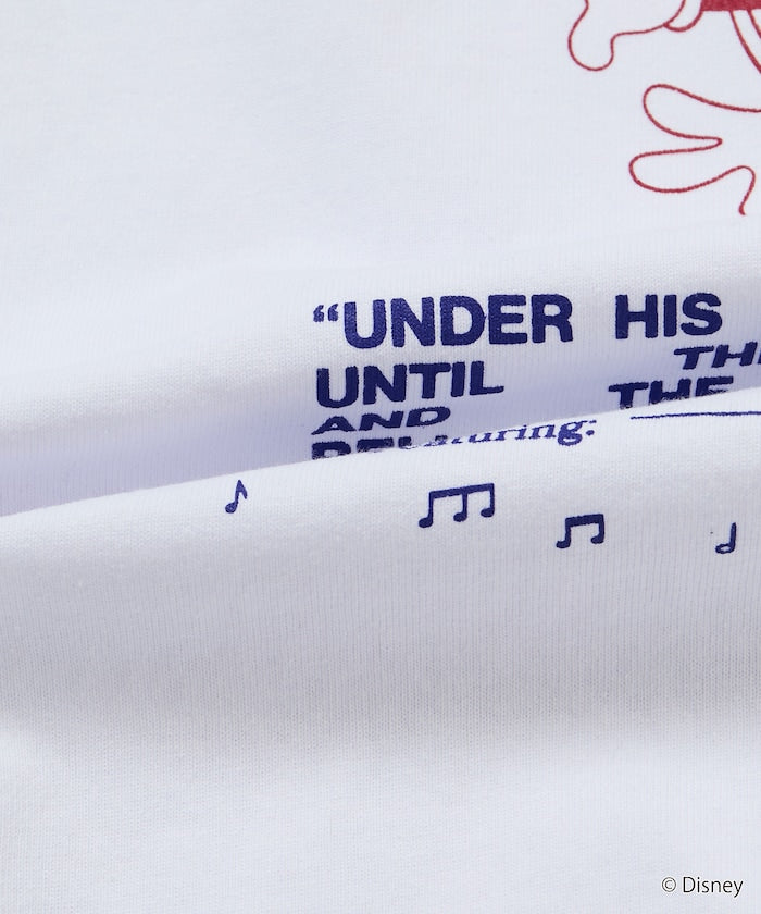 DISNEY/Mickey Mouse 'Fantasia'/Back Print Crew Neck T-Shirt [Limited Edition]