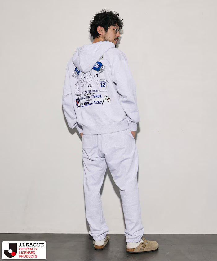 [Sales start on 3/19 at 10:00] J.LEAGUE × FREAK'S STORE Special Order SUPPORTERS SWEAT PANTS [V-Varen Nagasaki]