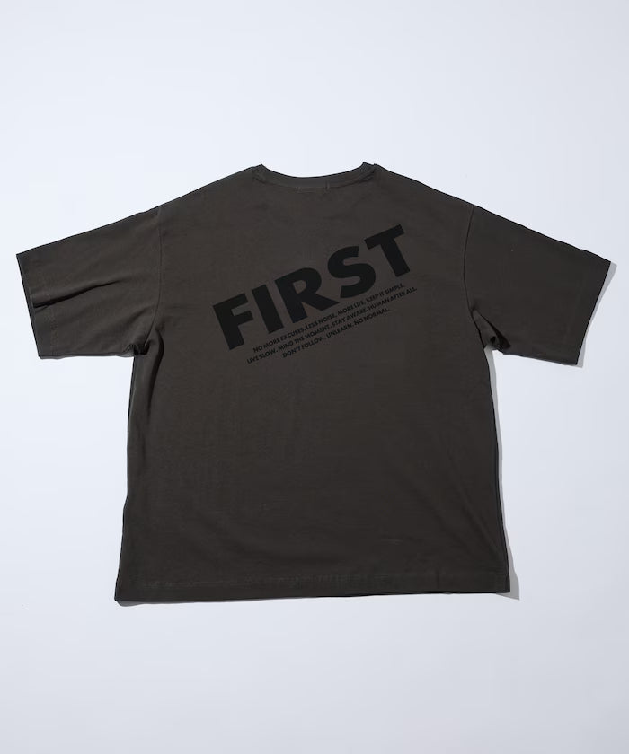 6 Ounce Front Logo Print Crew Neck T-Shirt / Back Print T-Shirt PRINT FRESH FIRST