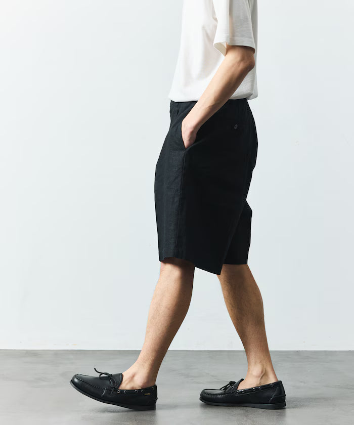 LINEN COTTON EASY SHORT PANTS