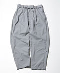 2.5Layer 1 tuck wide tapered shell pants - Gray