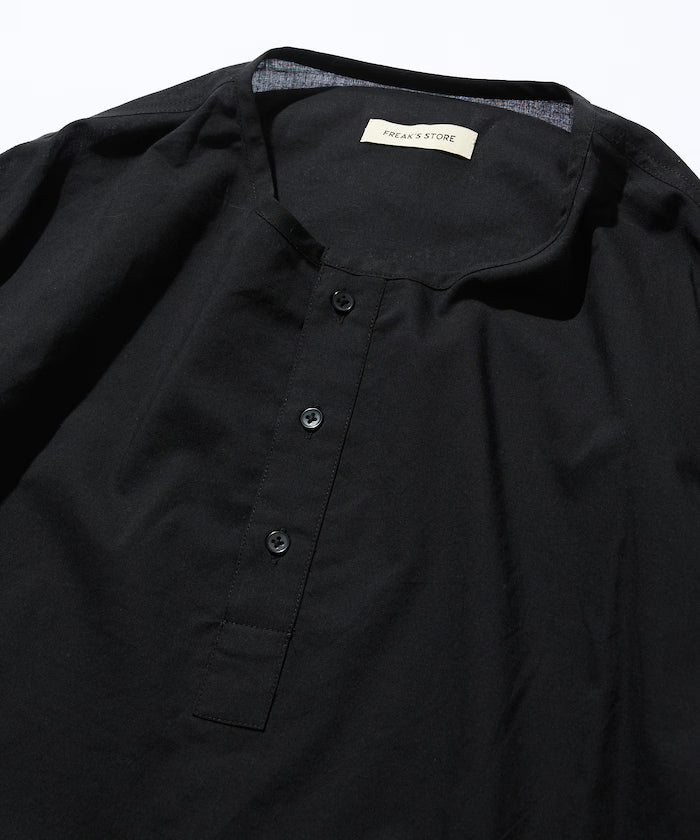 Relax Fit Relaxed Fit Henley Neck Pullover Shirt [Limited Edition]