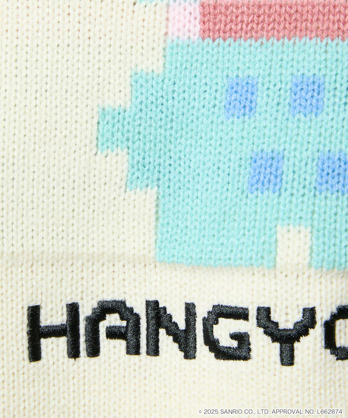 "SANRIO/Sanrio" Pixel Art Jacquard Knit Limited Edition