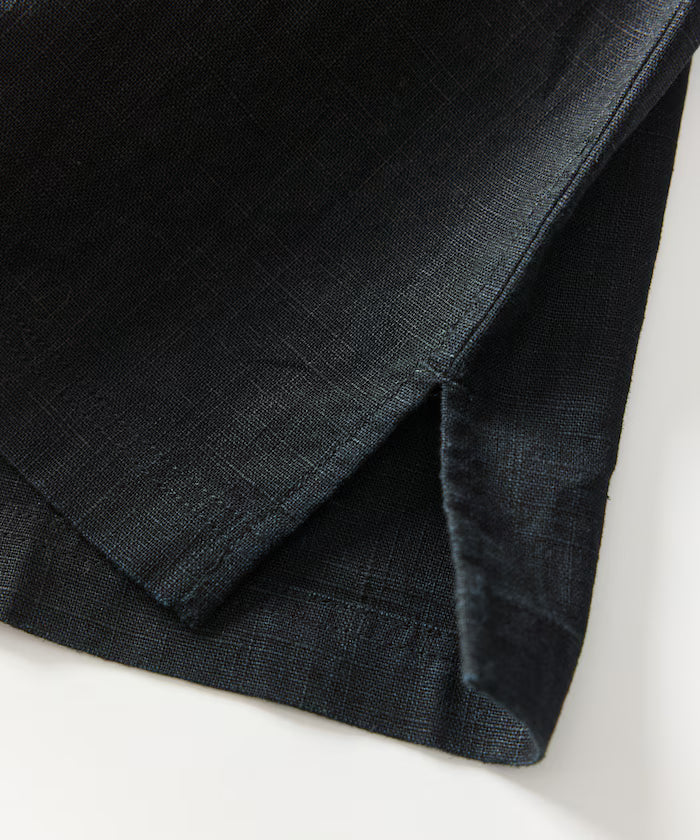 LINEN COTTON V NECK SHIRT