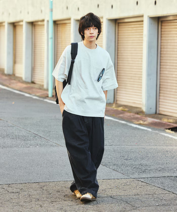 9 oz Heavyweight Big Silhouette Crew Neck Pocket T-Shirt / Heavyweight [Limited Edition]