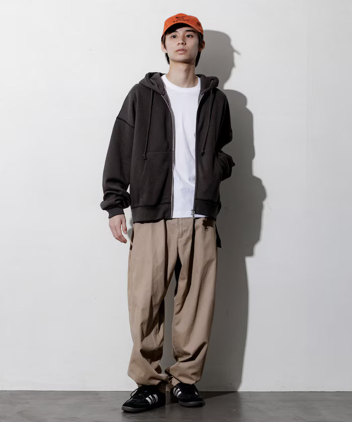 Relaxed Fit Zip-Up Hoodie 【Limited Edition】