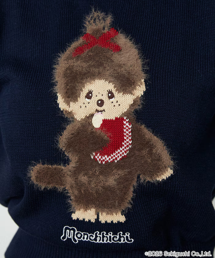 Monchhichi Feather Jacquard Summer Knit Limited Edition