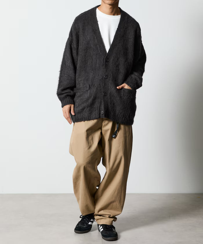 Relax Fit Shaggy Knit Loose Cardigan 【Limited Edition】