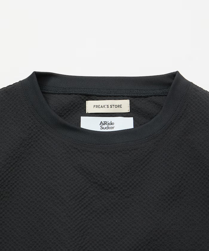 Limited release AiRide Air Ride Relax Fit Mult-material Pocket Seersucker Pullover Top Quick-drying UV Protection