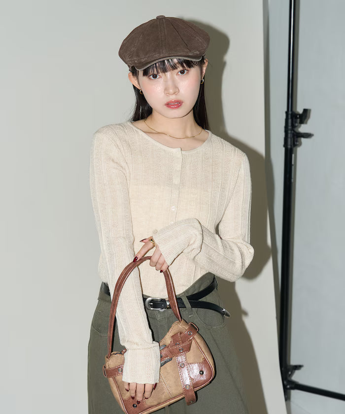 Ribbed Henry Neck Knit Limited Edition