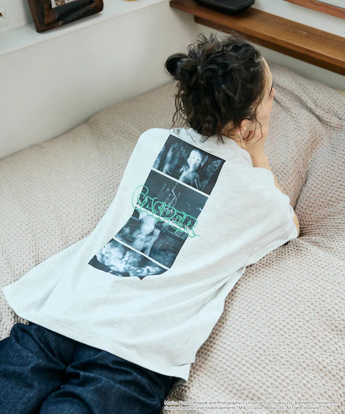 Casper Exclusive Big Silhouette Back Print Crew Neck T-Shirt [Limited Edition]