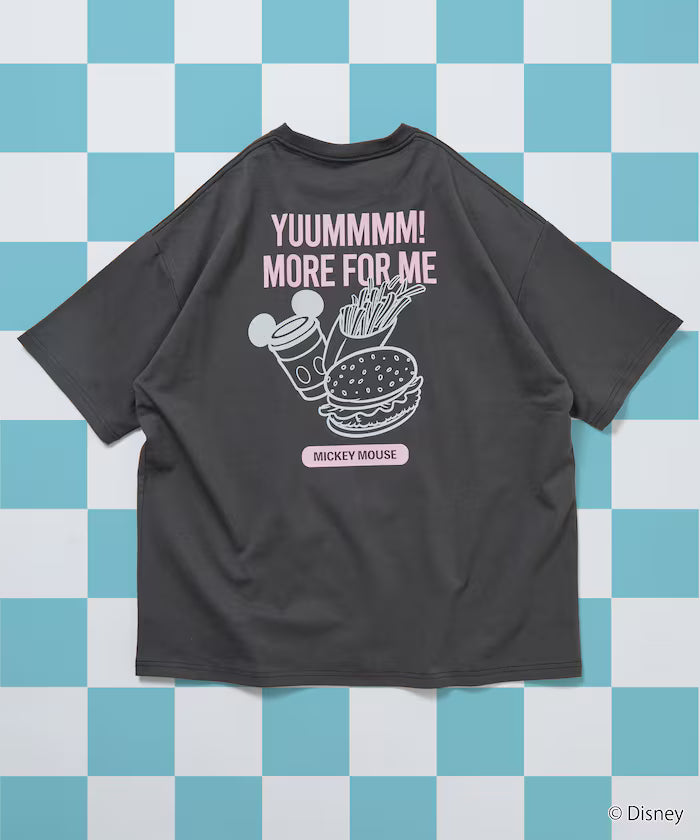 DISNEY/Mickey Mouse/Exclusive Crew Neck Printed Sweatshirt/FOOD 【Limited Release】