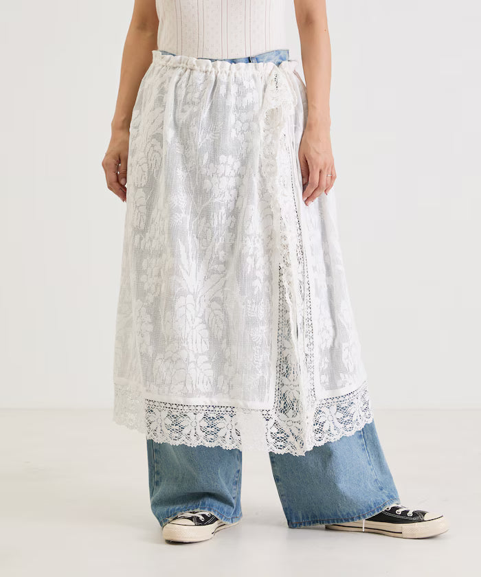 2WAY Lace Camidress & Lace Layered Skirt