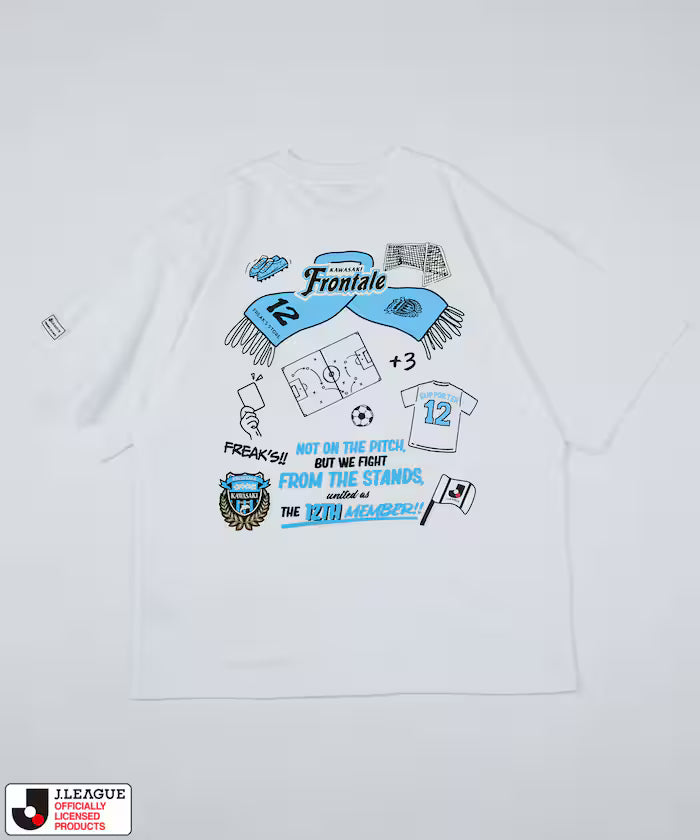 [May 15 12:00 Sale Start] J.LEAGUE × FREAK’S STORE Limited Edition SUPPORTERS SHORT SLEEVE TEE [Kawasaki Frontale]