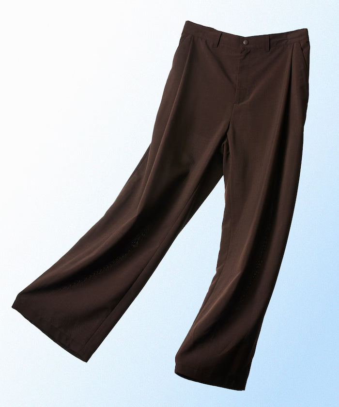 AiRide/Wide Silhouette Pocketable Tuck Slacks Pants/Quick-dry/UV Cut [Limited Edition]