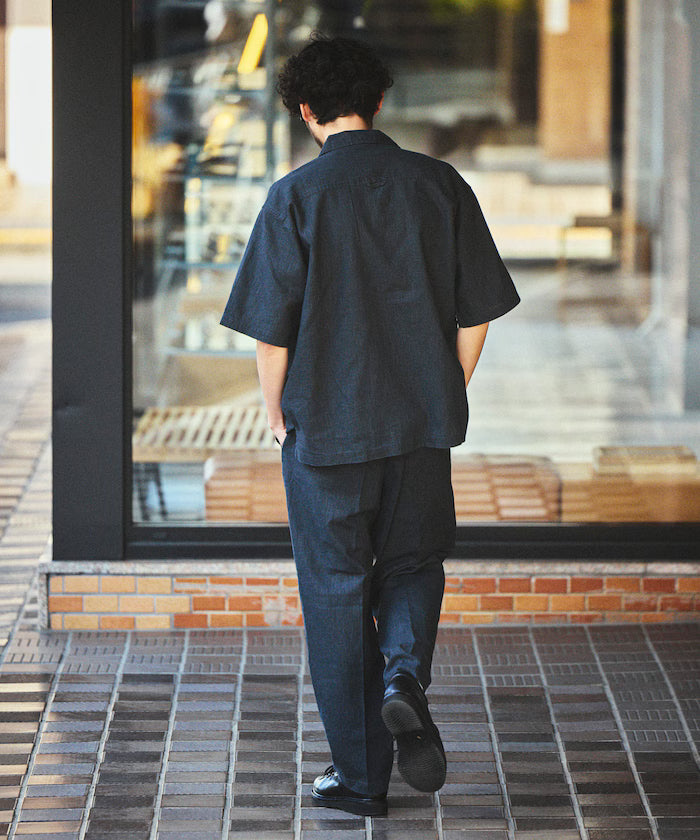LINEN COTTON EASY SLACKS [Compatible with Setup]