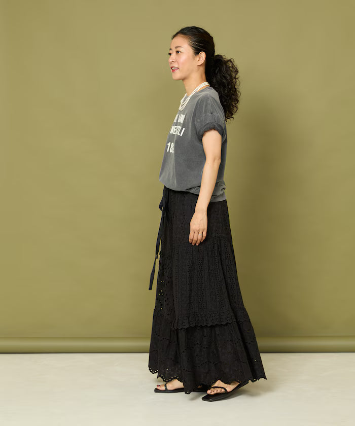 Flocky Print Big T-shirt