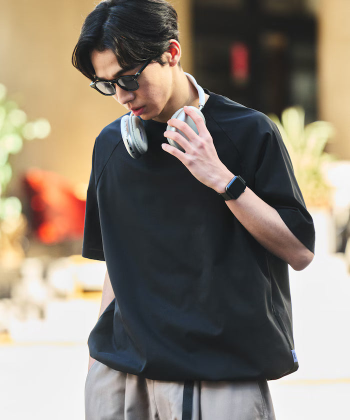AiRide/Air Ride Relaxed Fit Raglan Short Sleeve Pullover/Moisture Wicking/UV Cut/Hem Code [Limited Edition]