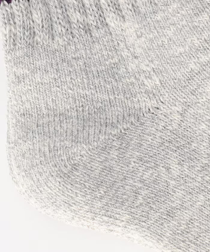Custom Slub 3-Line Quarter Socks (Fits 25.0-27.0cm)