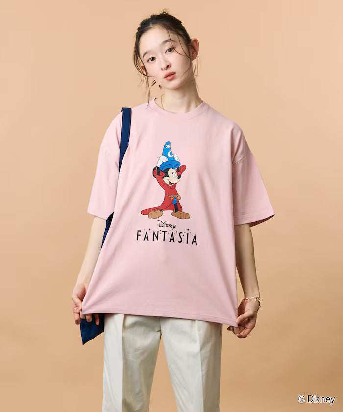DISNEY/Mickey Mouse 'Fantasia'/Crew Neck Print T-Shirt 【Limited Edition】