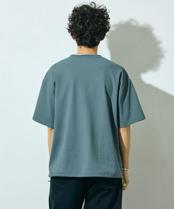 Side Pocket Spindle Tech Thermal Short Sleeve T-Shirt / Big Silhouette