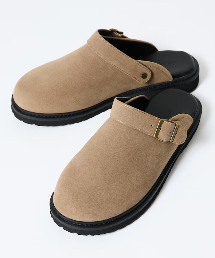 Limited Edition Leatherette SW 2way Clog Sandals with Backstrap