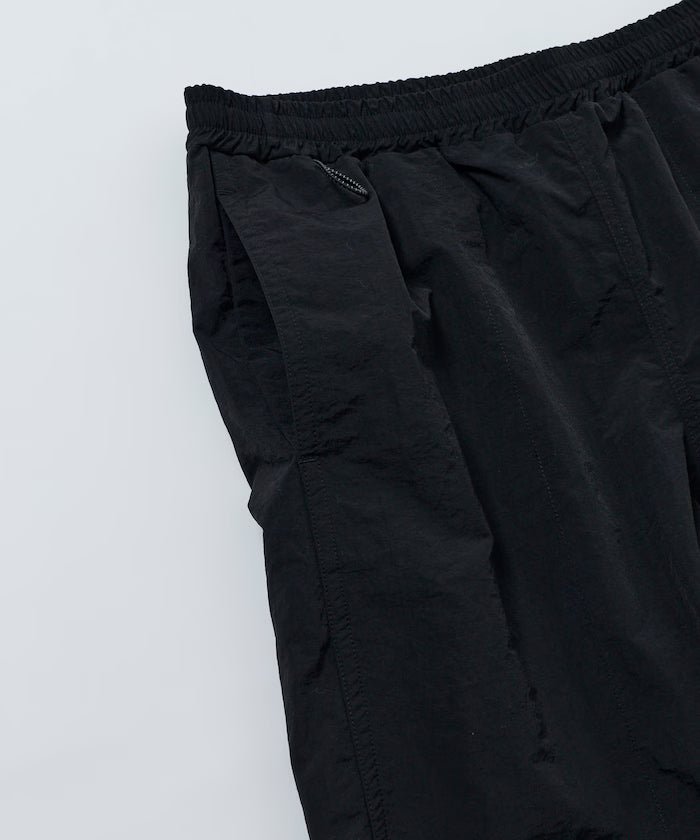 Nylon Medium Length Baggy Shorts