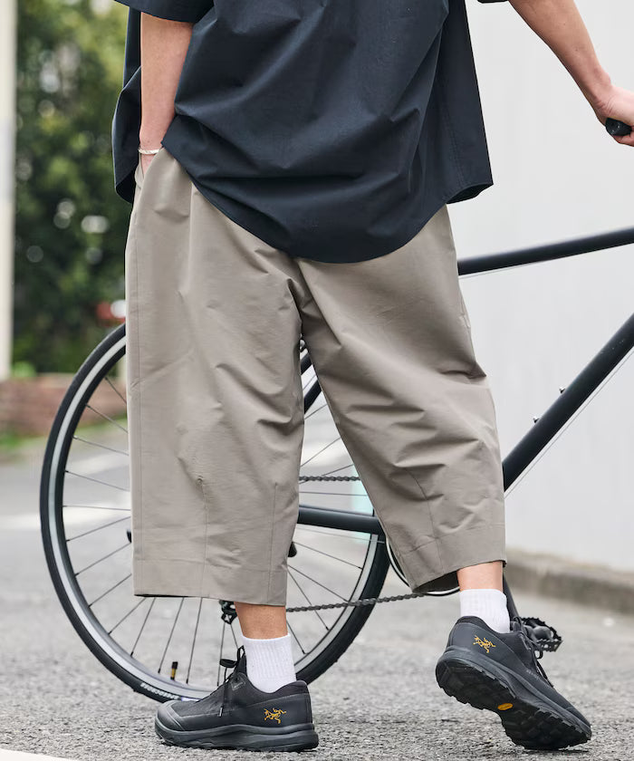 Limited Release Drymix(R) Dry Mix Wide Silhouette Tuck Three Quarter Pants Quick Dry UV Cut