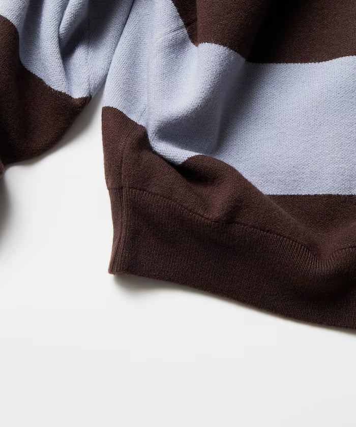 Big Silhouette Border Knit Rugby Shirt [Limited Edition]