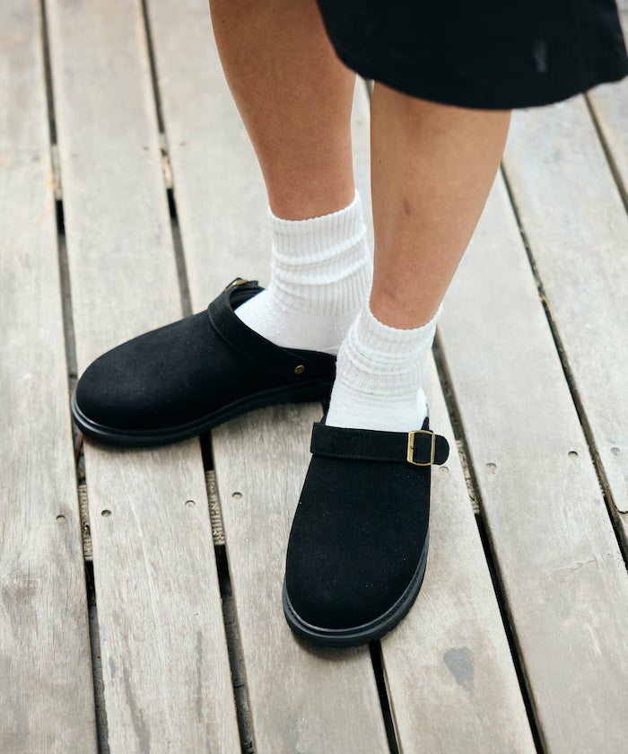 Limited Edition Leatherette SW 2way Clog Sandals with Backstrap