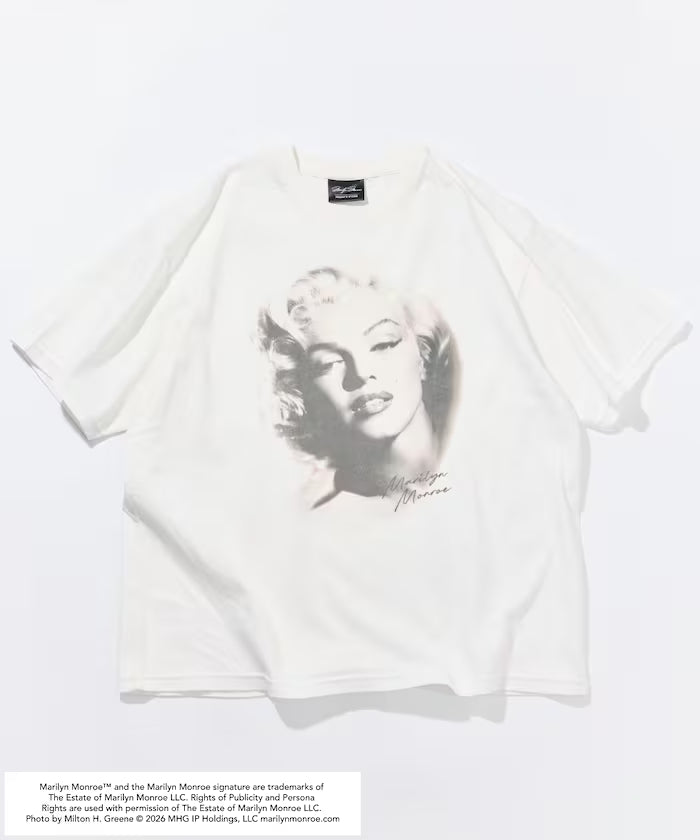 Marilyn Monroe Face Crack Photo T-Shirt