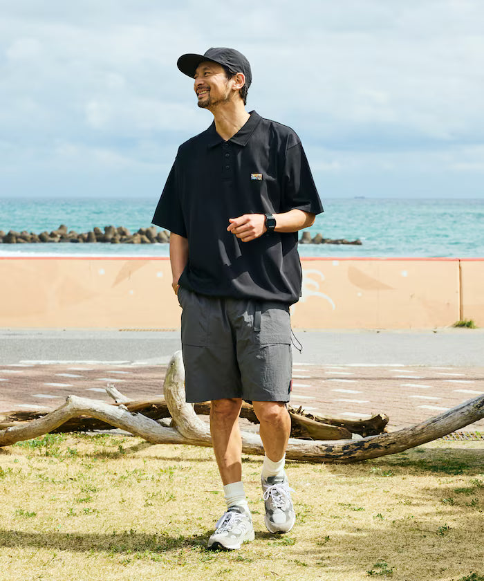 FREAK'S STORE for BEACH & FES Relax Fit One Point Logo Spindle Polo Shirt