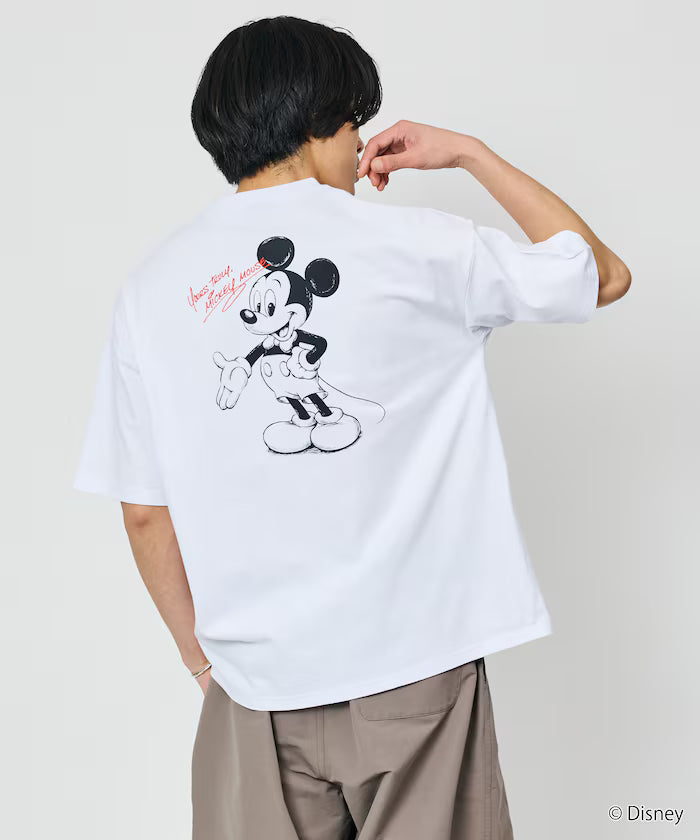 Limited Edition DISNEY Exclusive Mickey Mouse Back Print Crew Neck T-Shirt