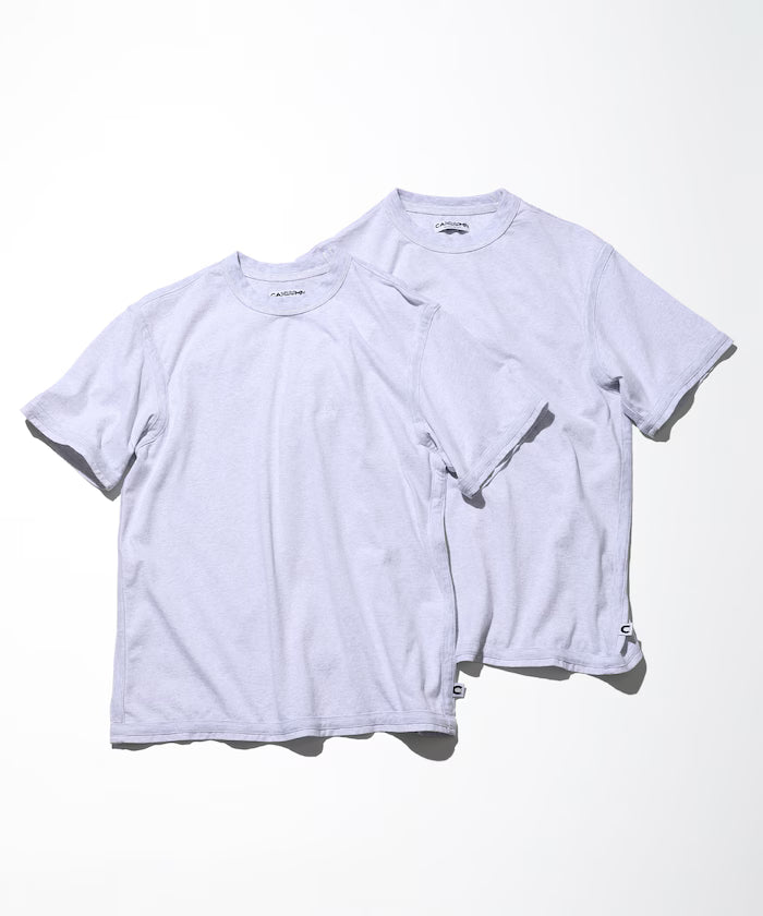2-Pack Reversible Tee “TIGHT FIT” - Light Gray