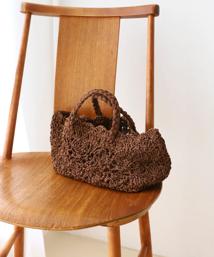 Raffia Boston Bag / Basket Bag