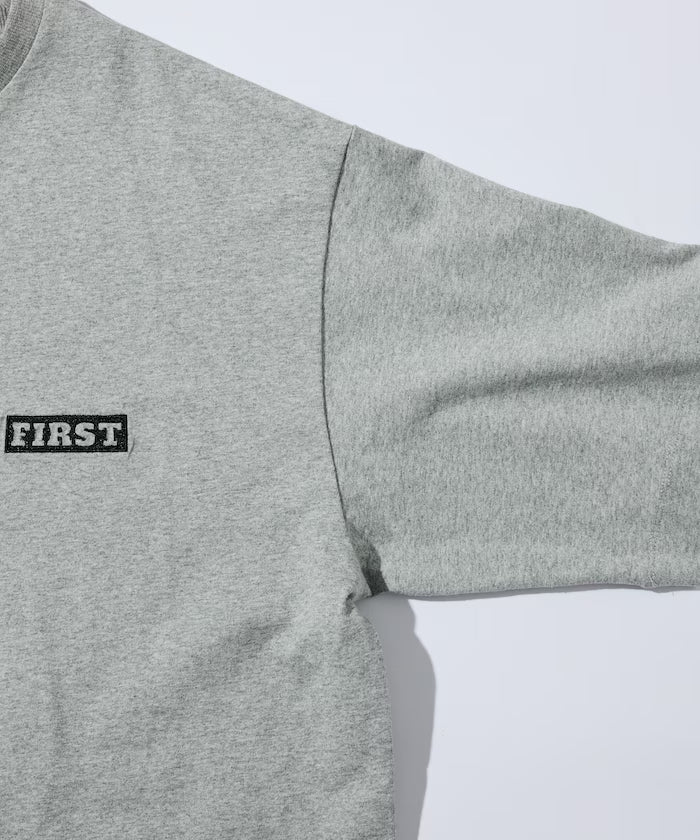 6oz Front Logo Embroidery Crew Neck T-Shirt / Back Print T-Shirt PRINT LEFT CHEST EMBROIDERY BOX FIRST