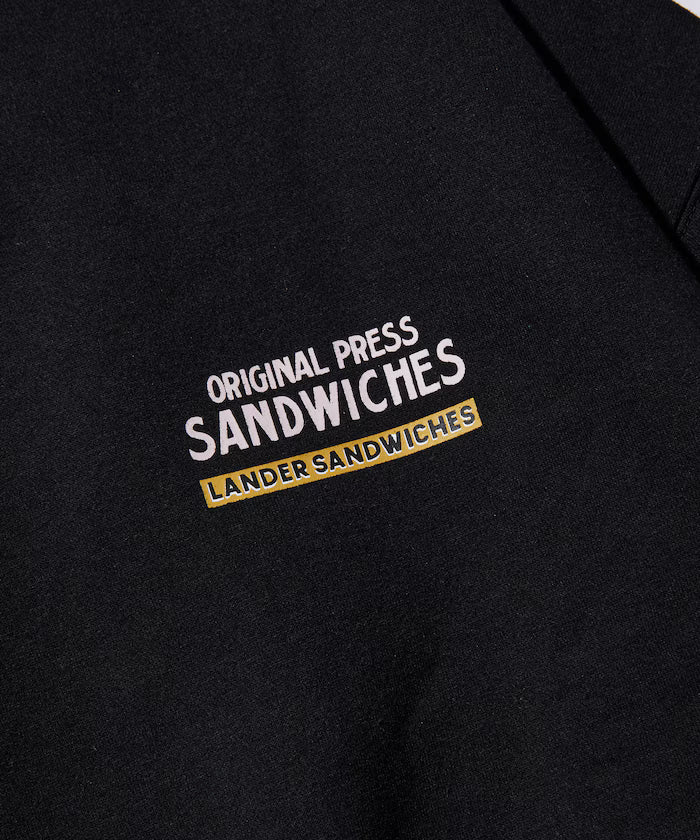 LANDER SANDWICHES×FREAK'S STORE/ Lander Limited Edition Big Silhouette Back Print Crewneck Sweat 【Limited Release】