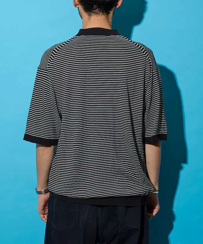 [New Color Added] SUPER ICE / Super Ice Short Sleeve Polo Neck Knit / Contact Cold Sensation