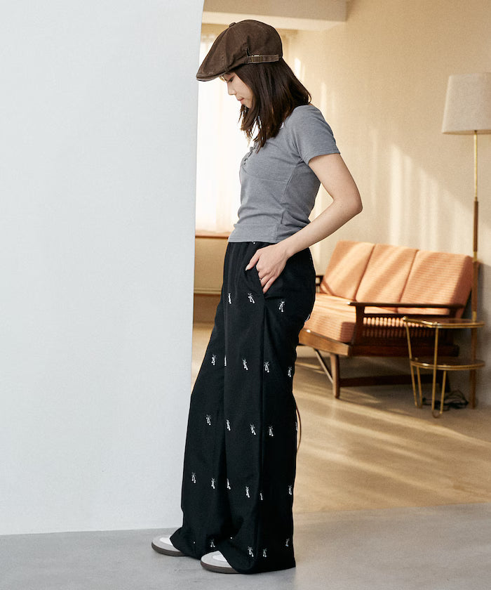 Total Beads Embroidery Easy Slacks Limited Release