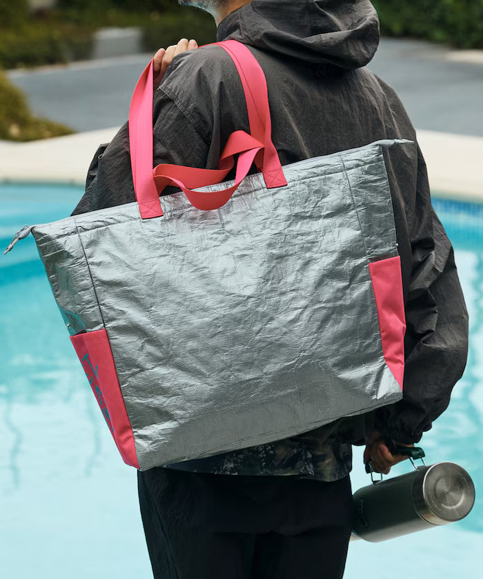 Message Logo Big Picnic Bag - Pink