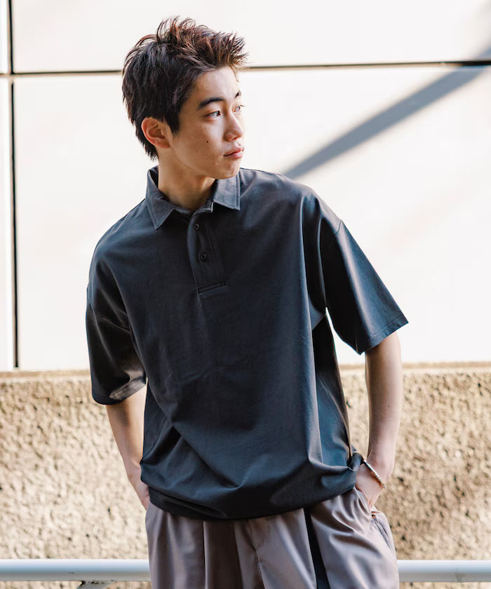 STORATECH/Stratech Big Silhouette Polo Shirt/Antibacterial/Odor Resistant/Sanitizing/UV Cut/Contact Cooling/Quick Drying 【Limited Release】
